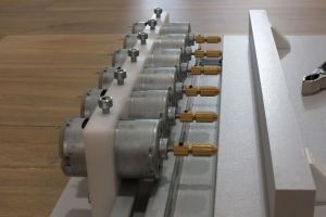 Frames drilling machine with 3 heads