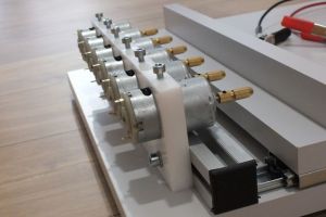 Frames drilling machine with 3 heads