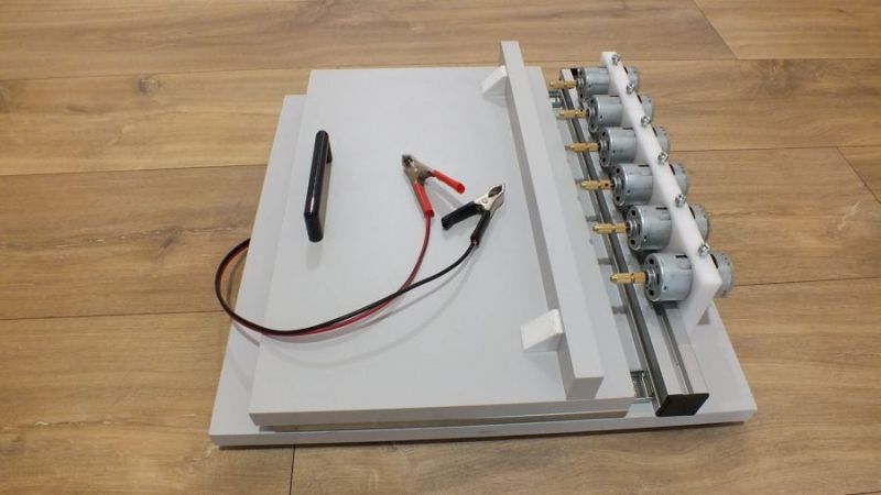 Frames drilling machine with 3 heads