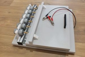 Frames drilling machine with 3 heads