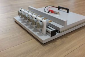 Frames drilling machine with 3 heads